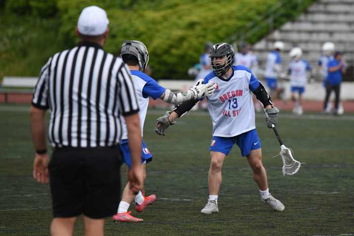 Oregon high school boys lacrosse 2022 all star game Taylor Balkom 4